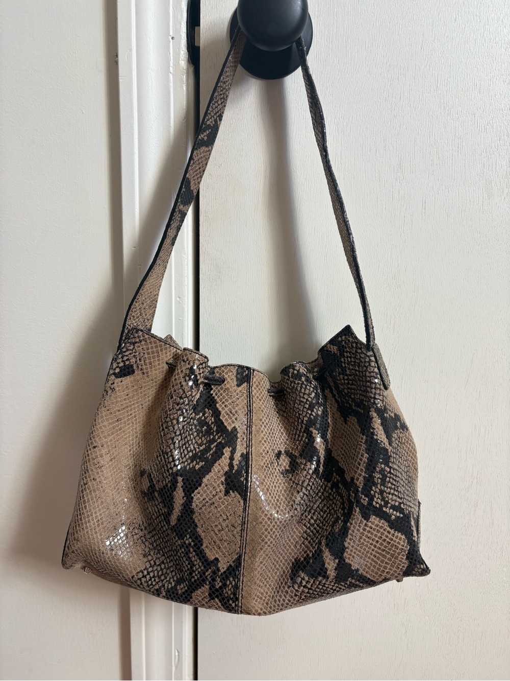 Christina Italian leather Snake 🐍 shoulder bag